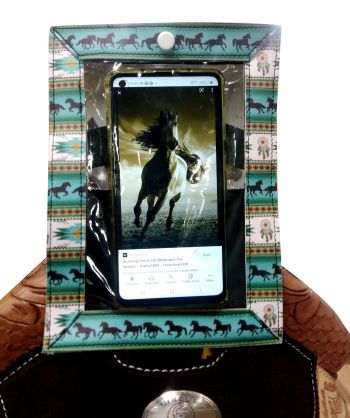 Showman Smart Phone Southwest Design Print Case for Saddle